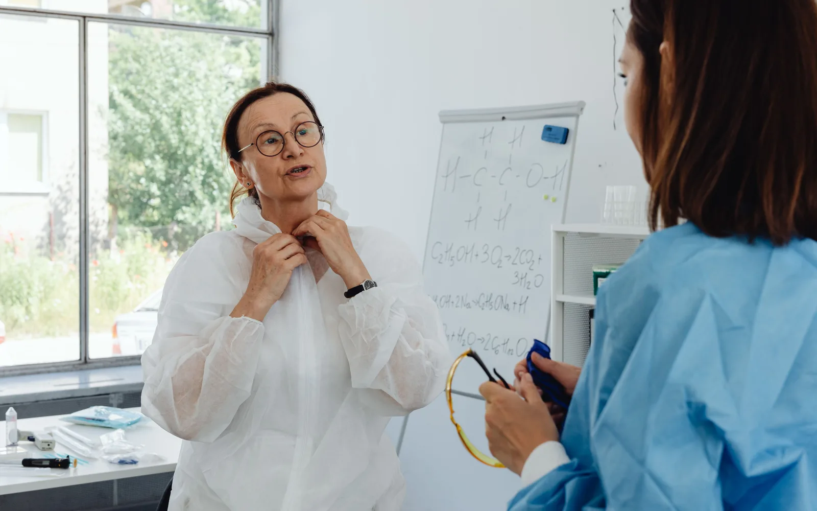 Équipe de santé en atelier
